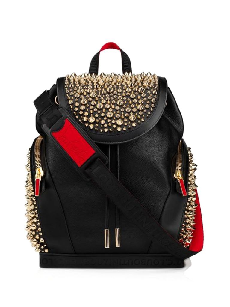 Leather Backpack With Studs
