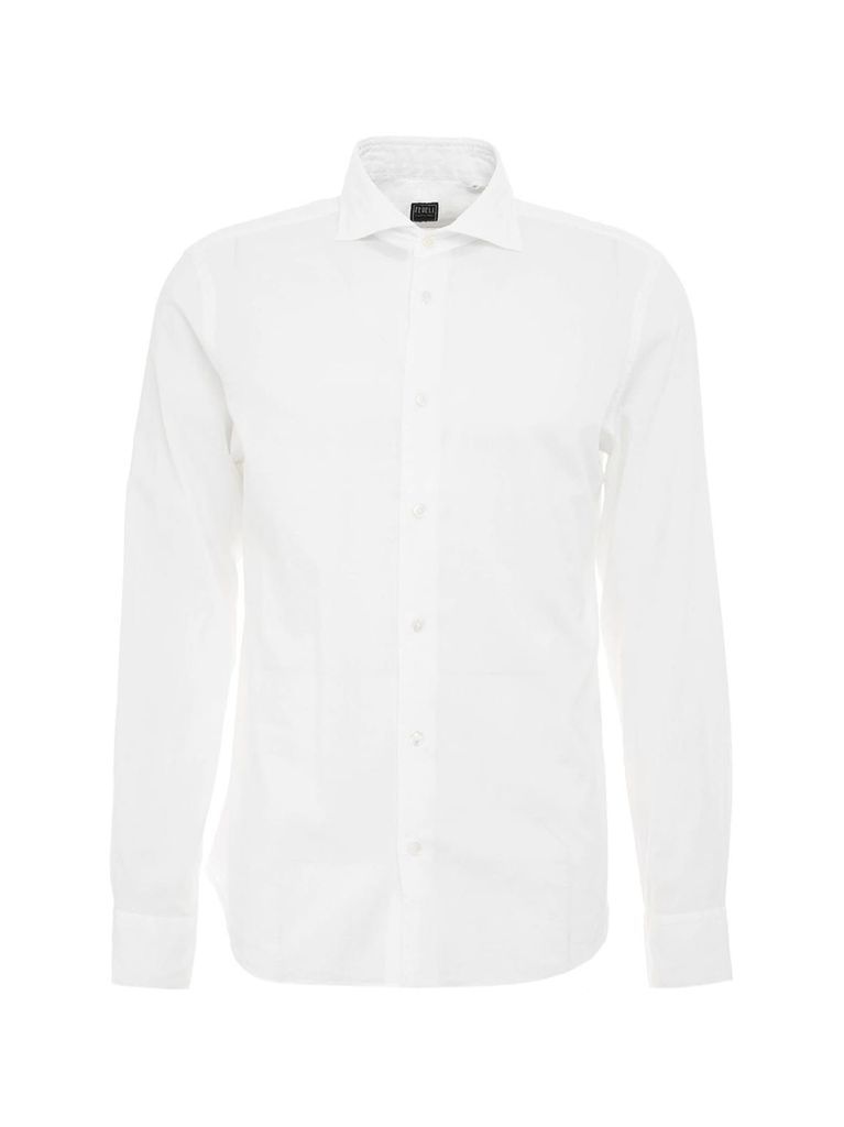 Sean Shirt In The Lightest Panamino Voile Cotton