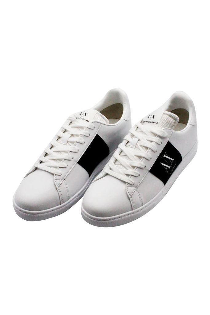 Sneaker In Soft Leather With Logo On The Side And On The Tongue. Closure With Laces
