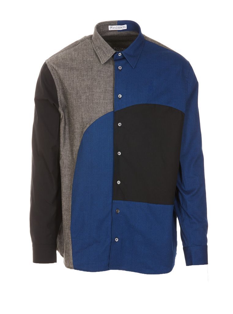 Curved Patchwork Shirt