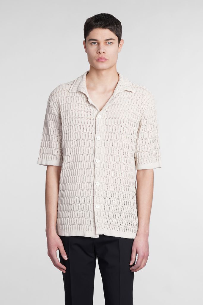 Shirt In Beige Cotton