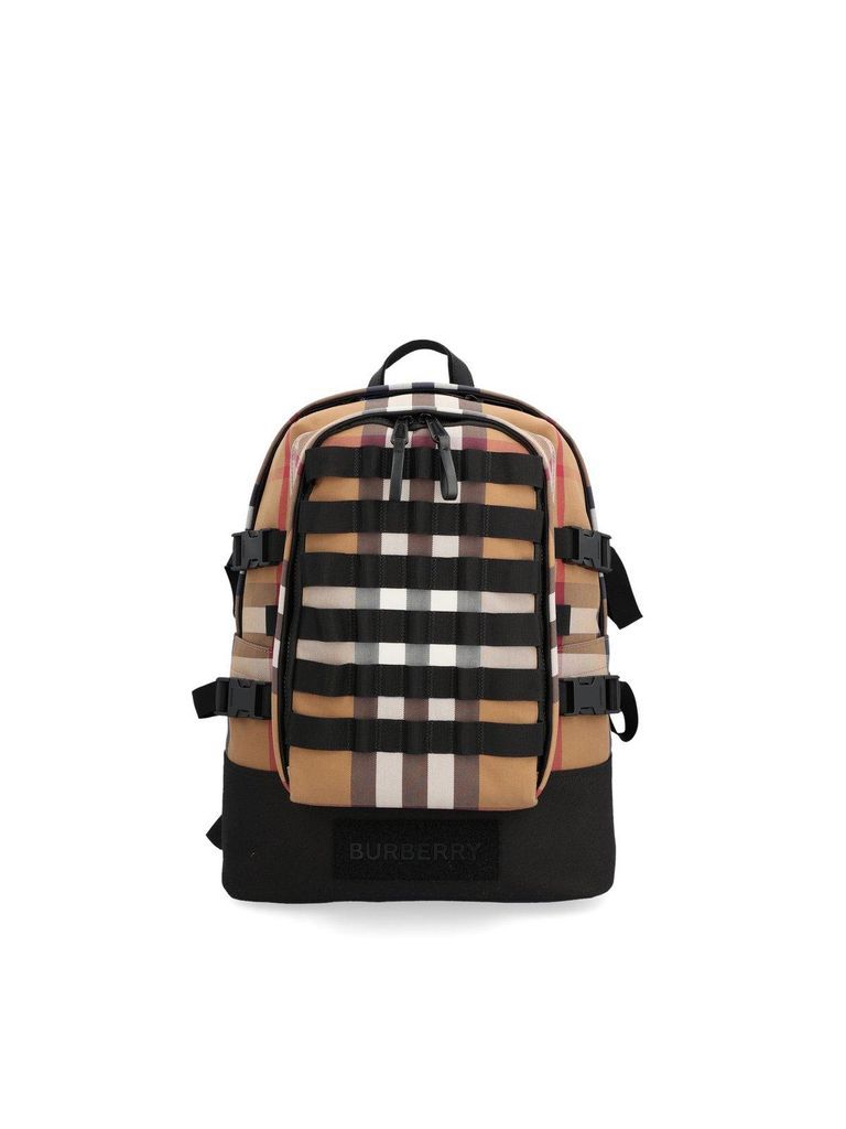 Rockford Checked Zipped Backpack