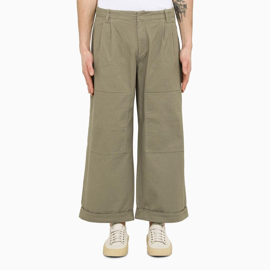 Sage Green Baggy Trousers