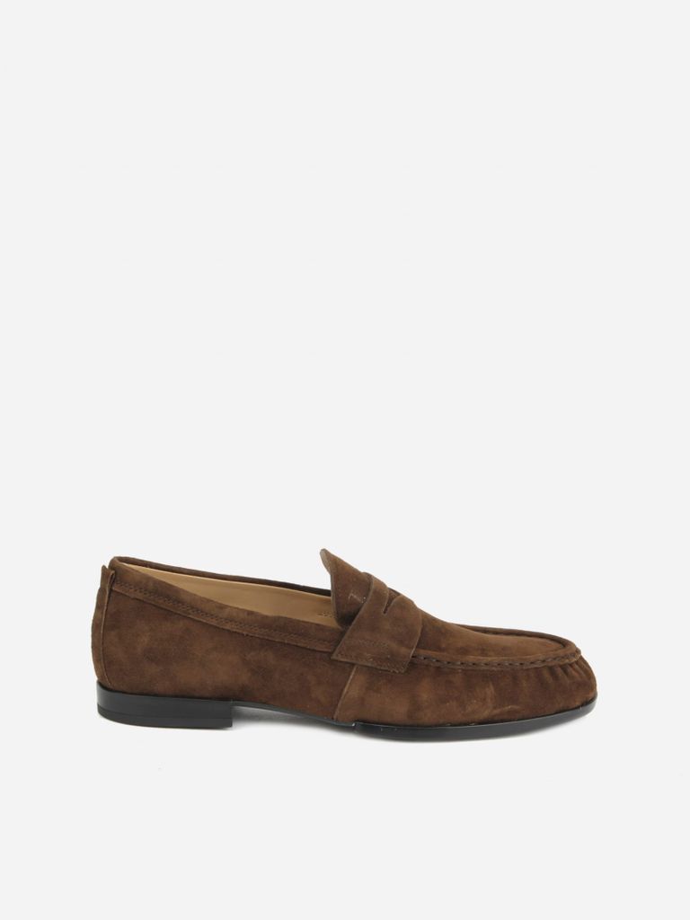 Monogram Suede Loafers