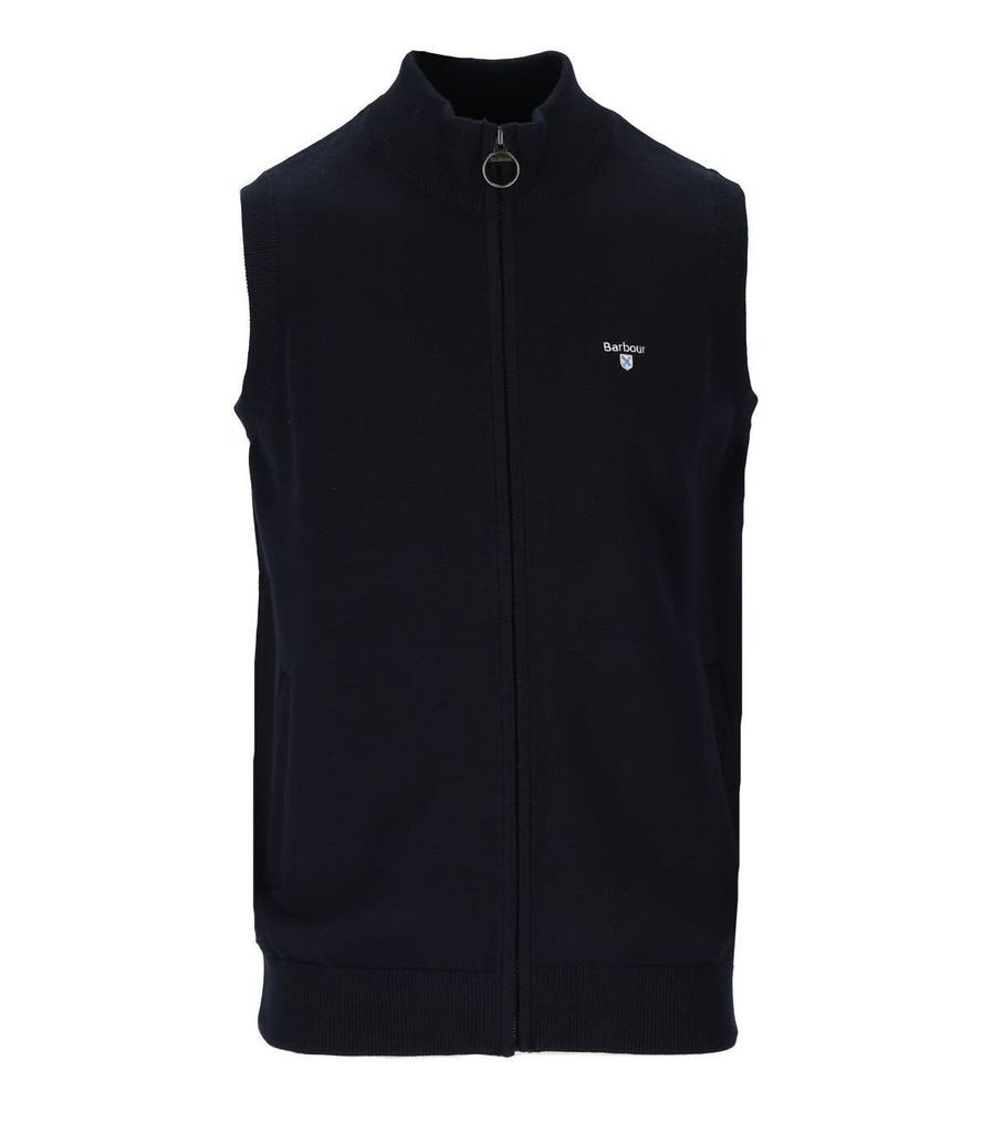 Dawdon Navy Blue Knitted Vest