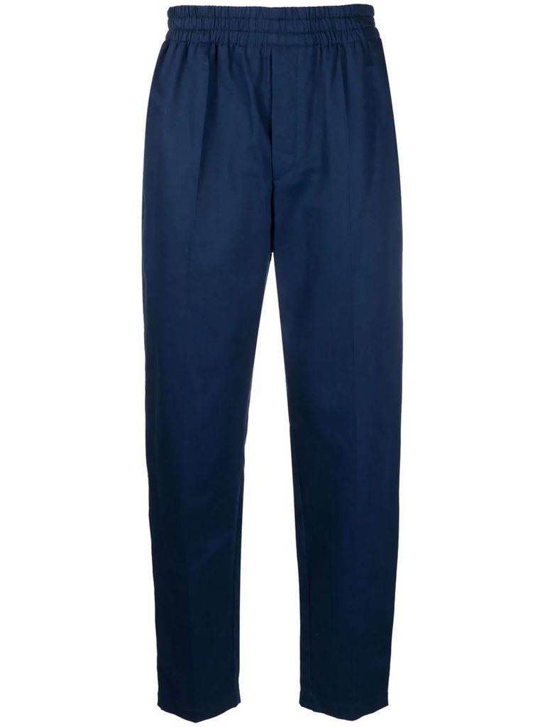 Midnight Blue Cotton Trousers