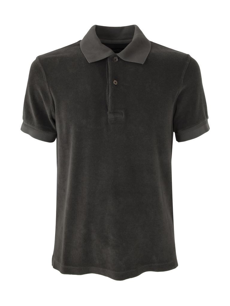 Towelling Short Sleeved Polo