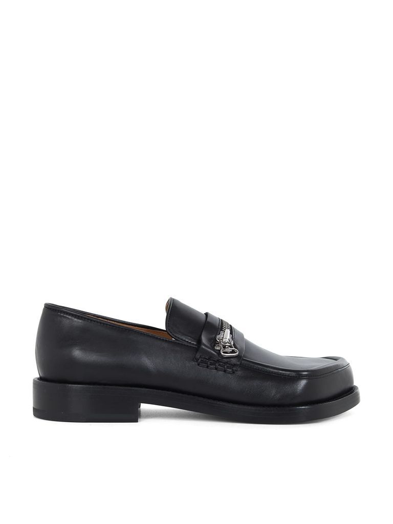 Zipped Monster Loafer With Different Zip Closure