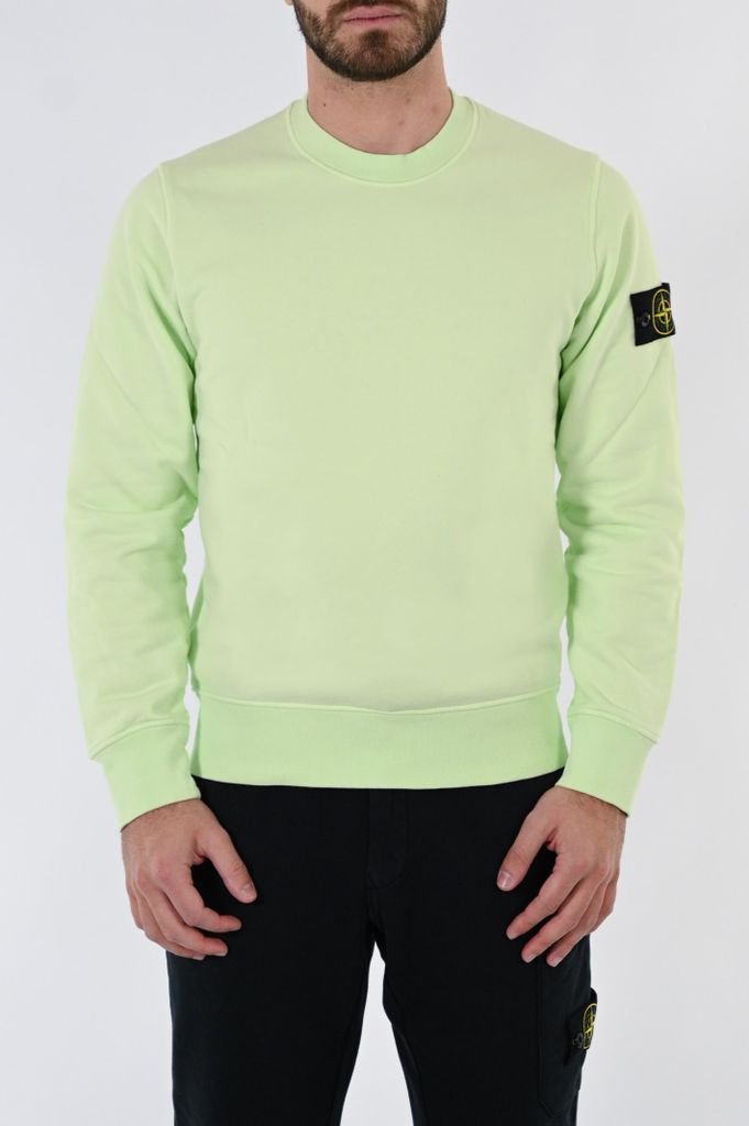 Crew Neck Sweatshirt In Cotton Fleece