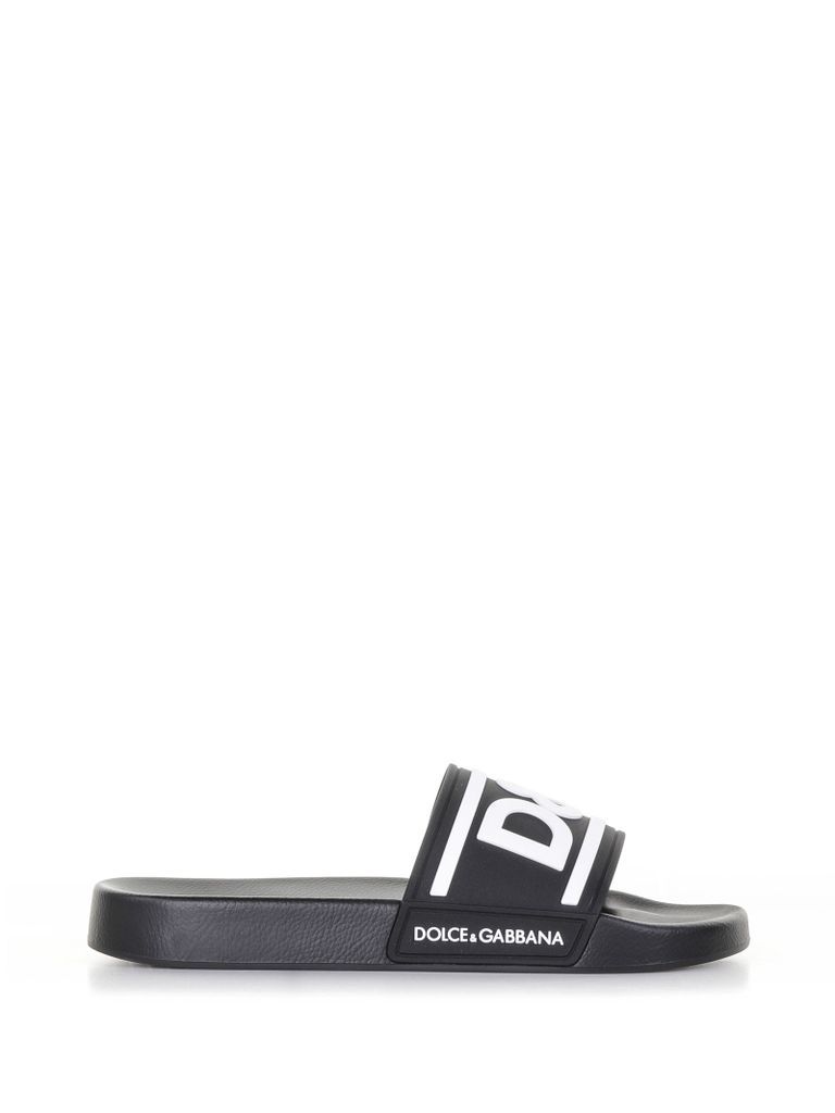 Beachwear Slides With Logo