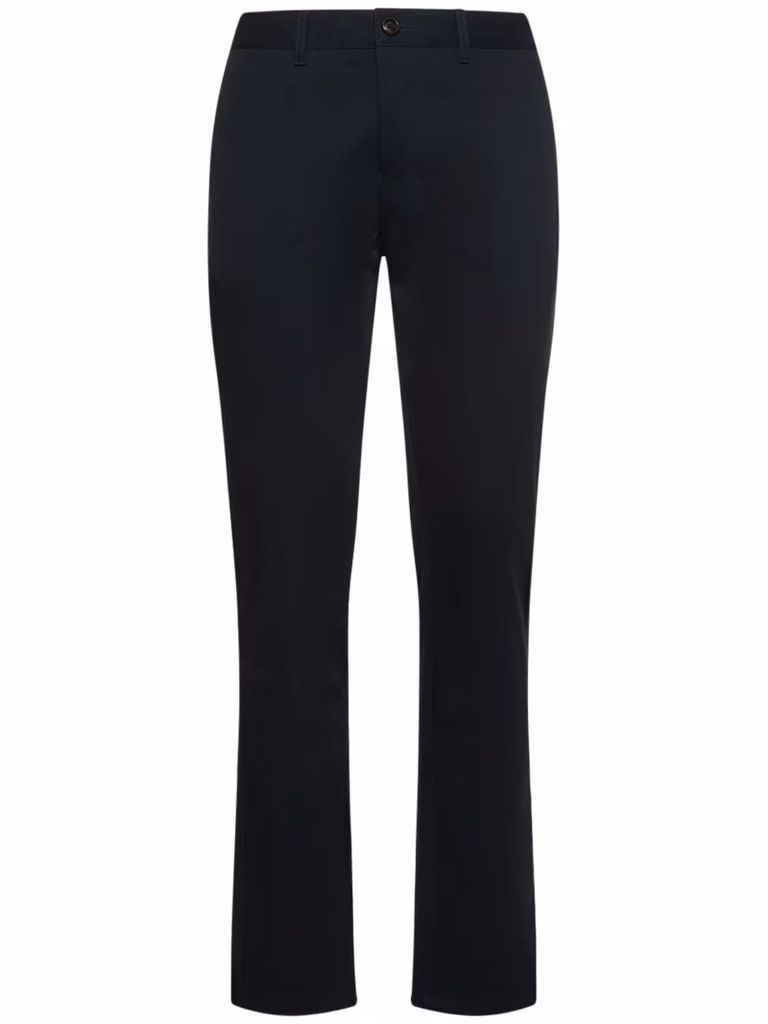 Deep Blue Cotton Trousers