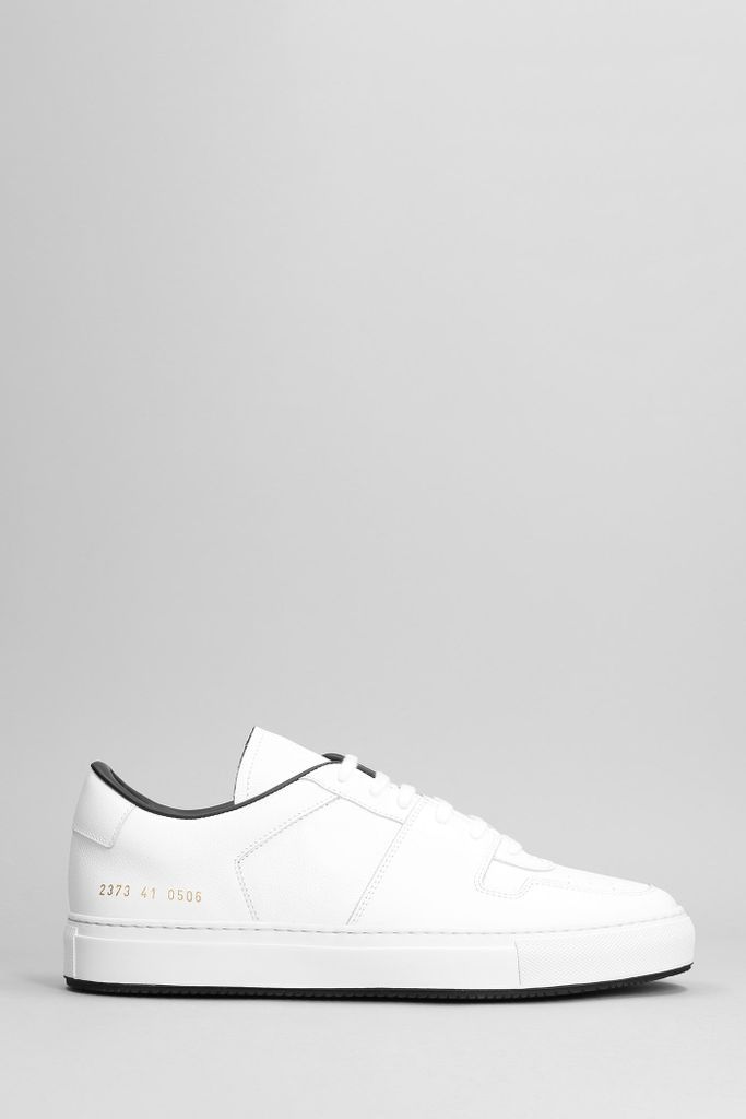 Decades Sneakers In White Leather