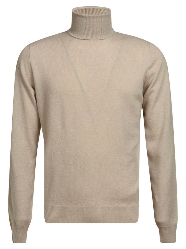 Turtleneck Plain Sweater