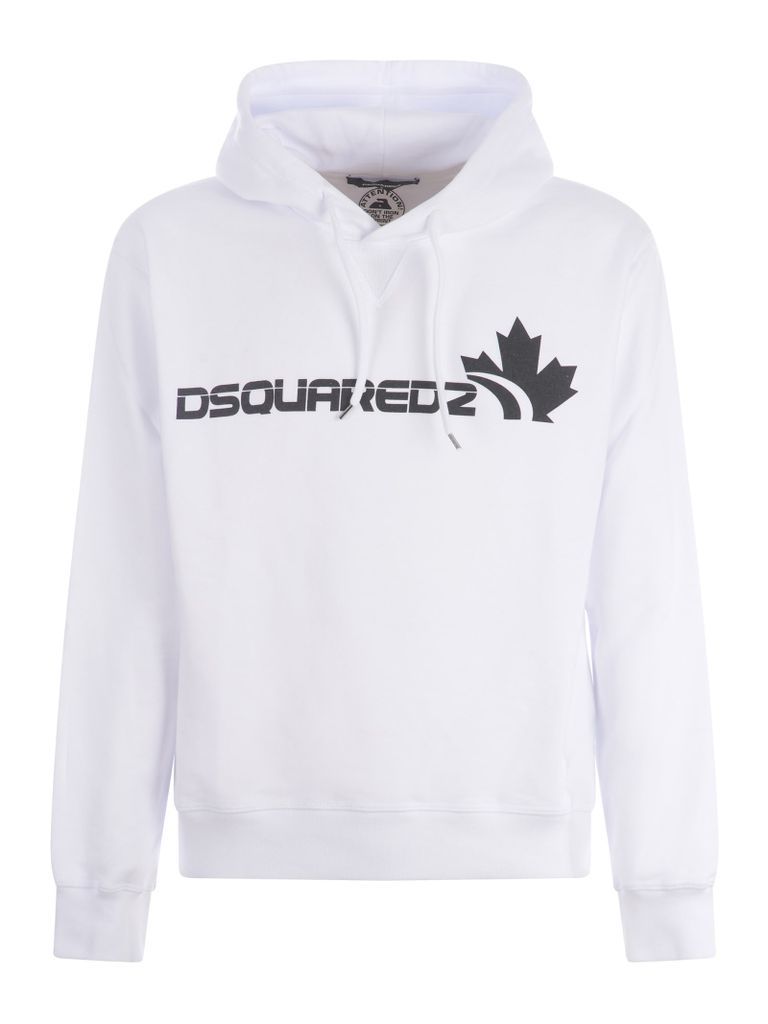 Hooded Sweatshirt Dsquared2 In Cotton
