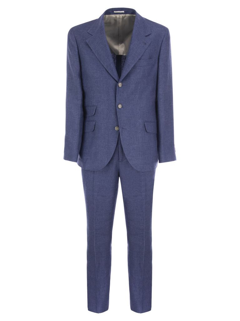 Linen, Wool And Silk Leisure Suit