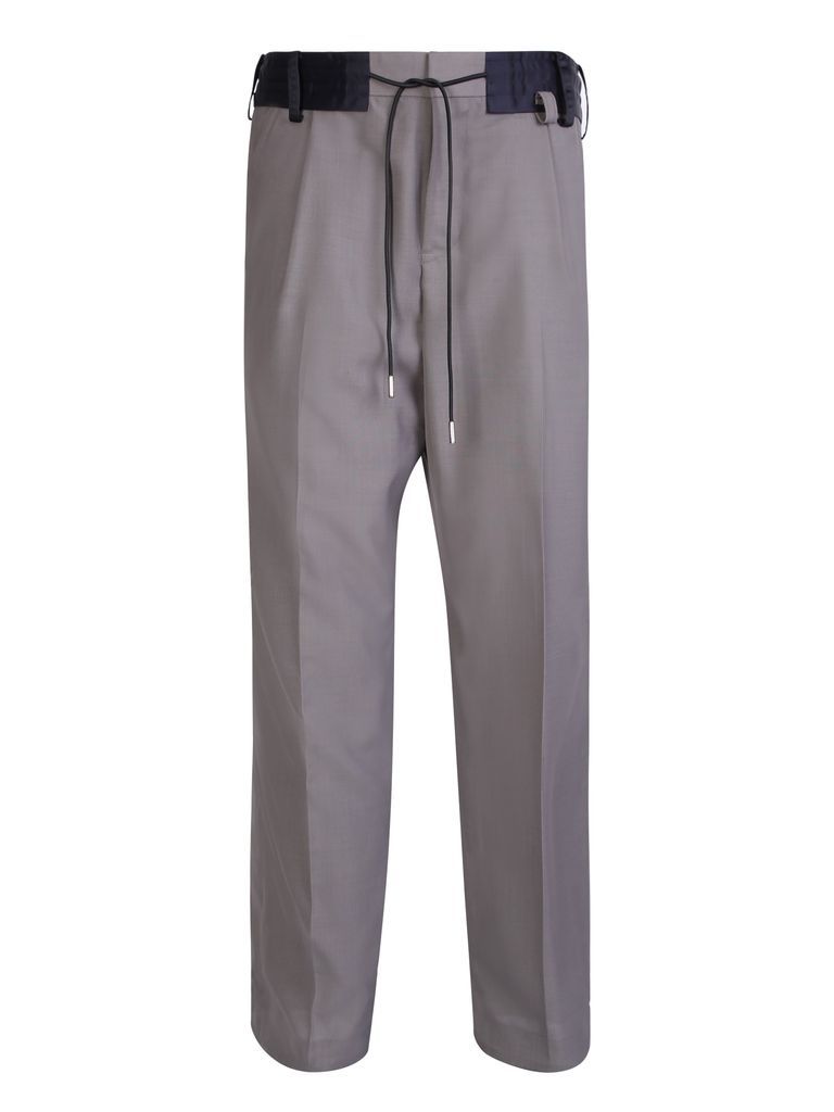 Drawstring Tailored Trousers