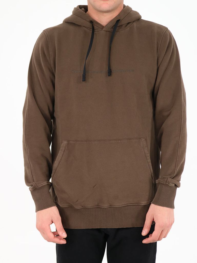 1017 Alyx 9Sm Brown Hooded Sweatshirt