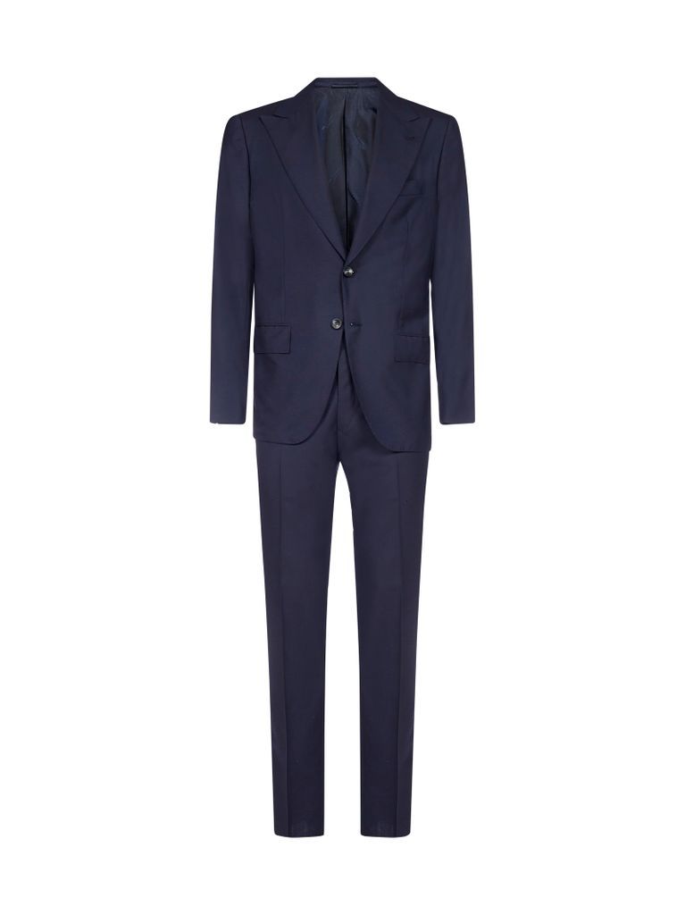2-Pieces Tailored Wool Suit
