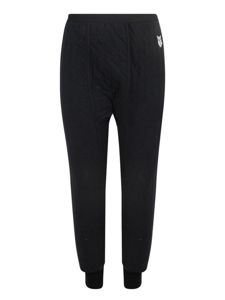 Animal-Patch Panelled Slim Trousers