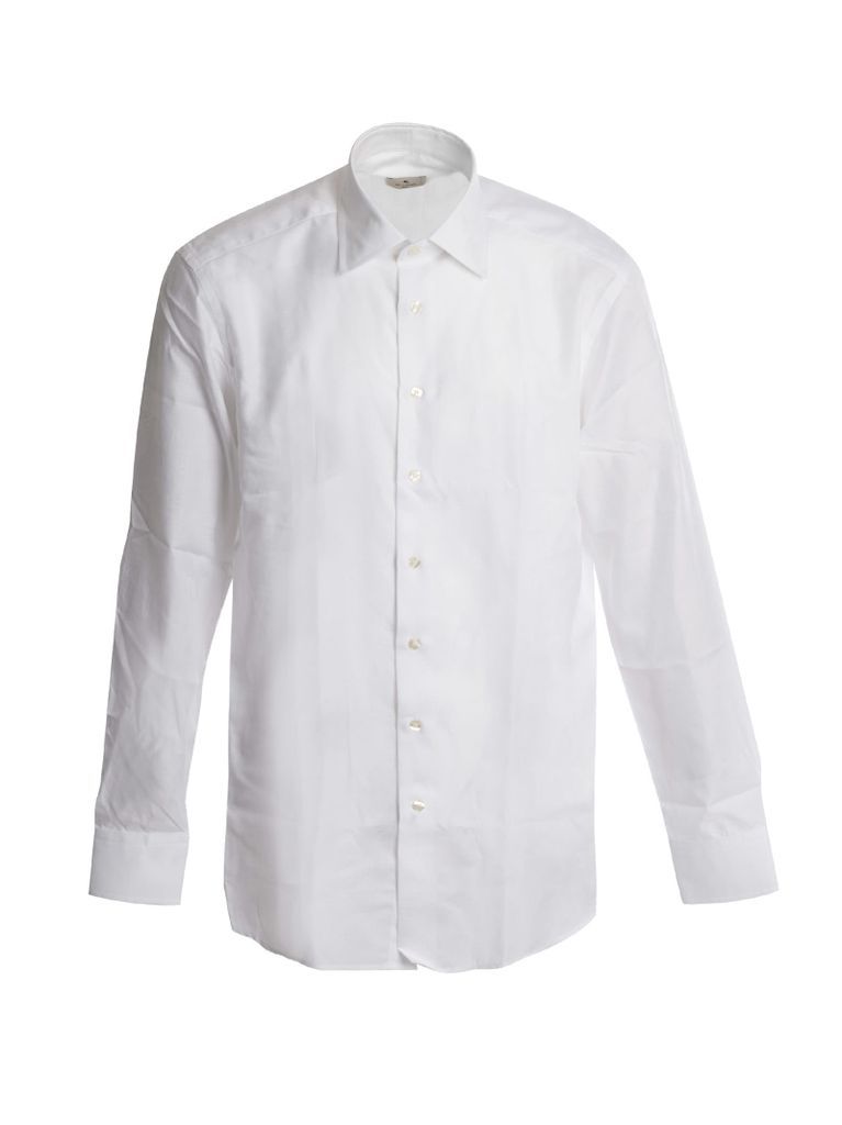 Camouflying Jacquard Cotton Shirt