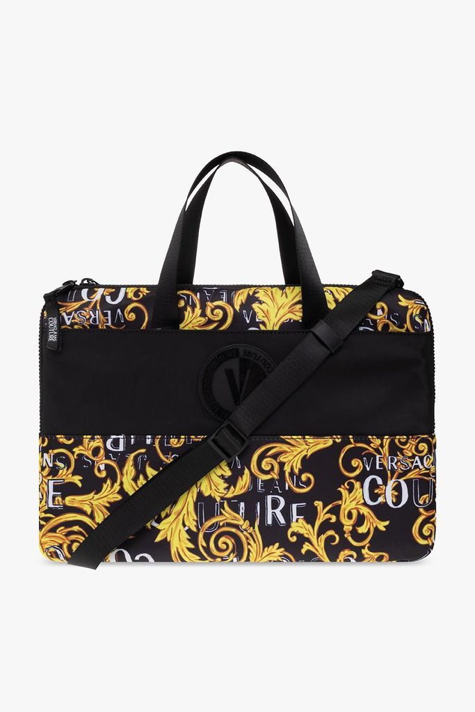 Briefcase With Logo Couture Print
