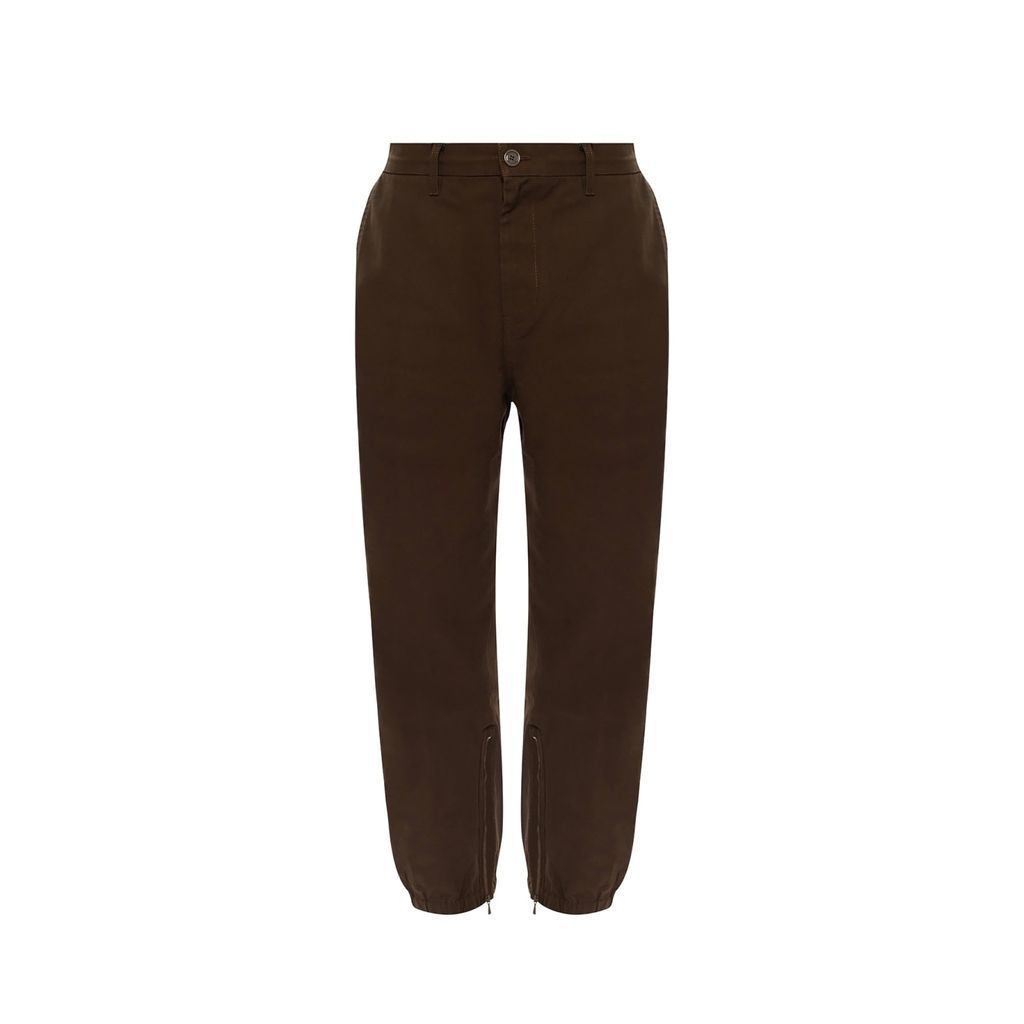 Gg Web Cotton Trousers