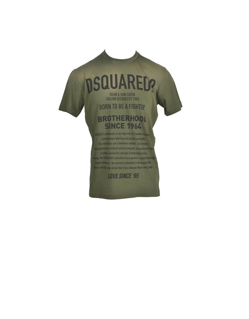 Mens Military Green T-Shirt