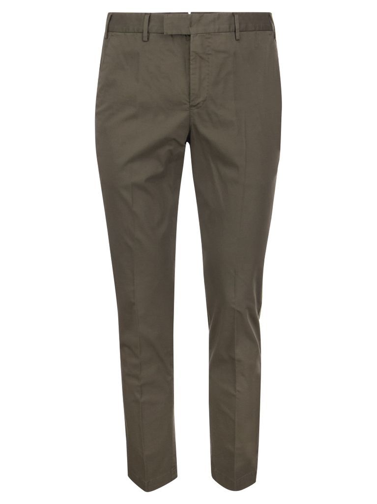 Master - Slim-Fit Cotton Trousers