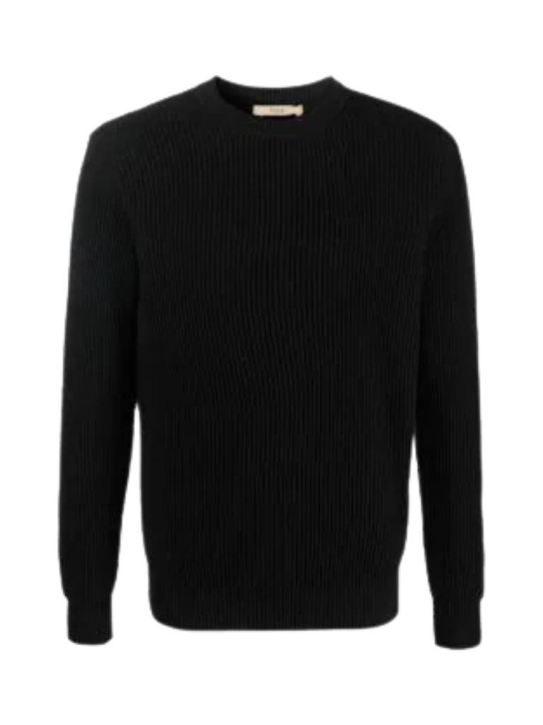 Ribbed L/s Crew Neck Sweater