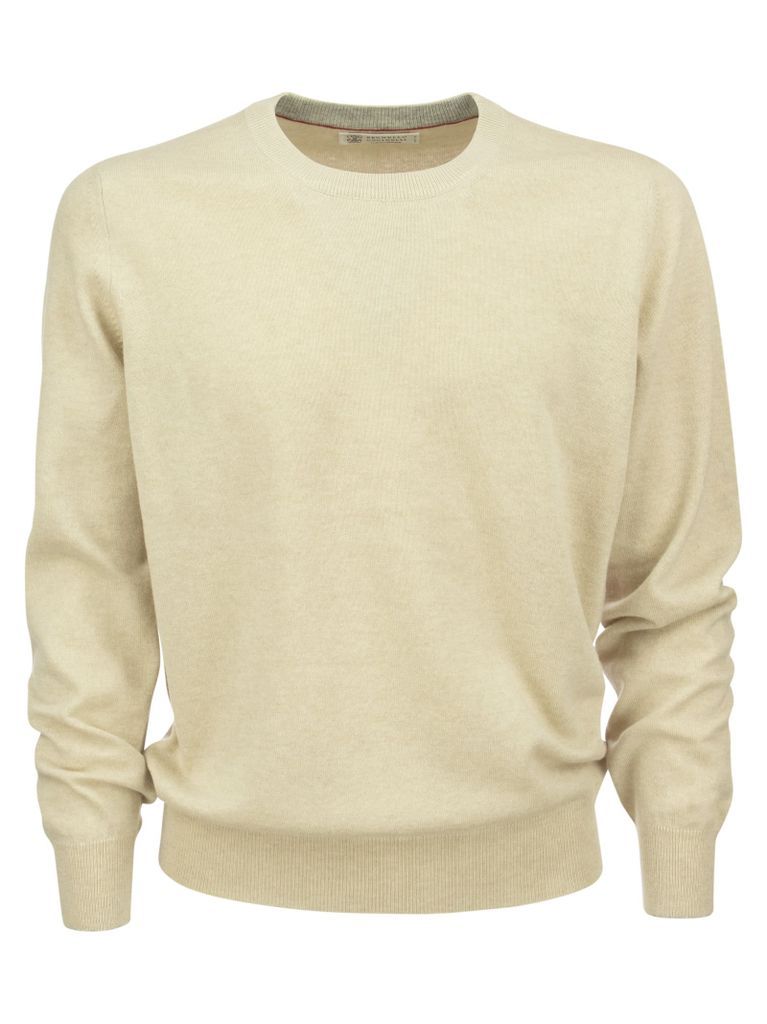 Pure Cashmere Crew-Neck Sweater