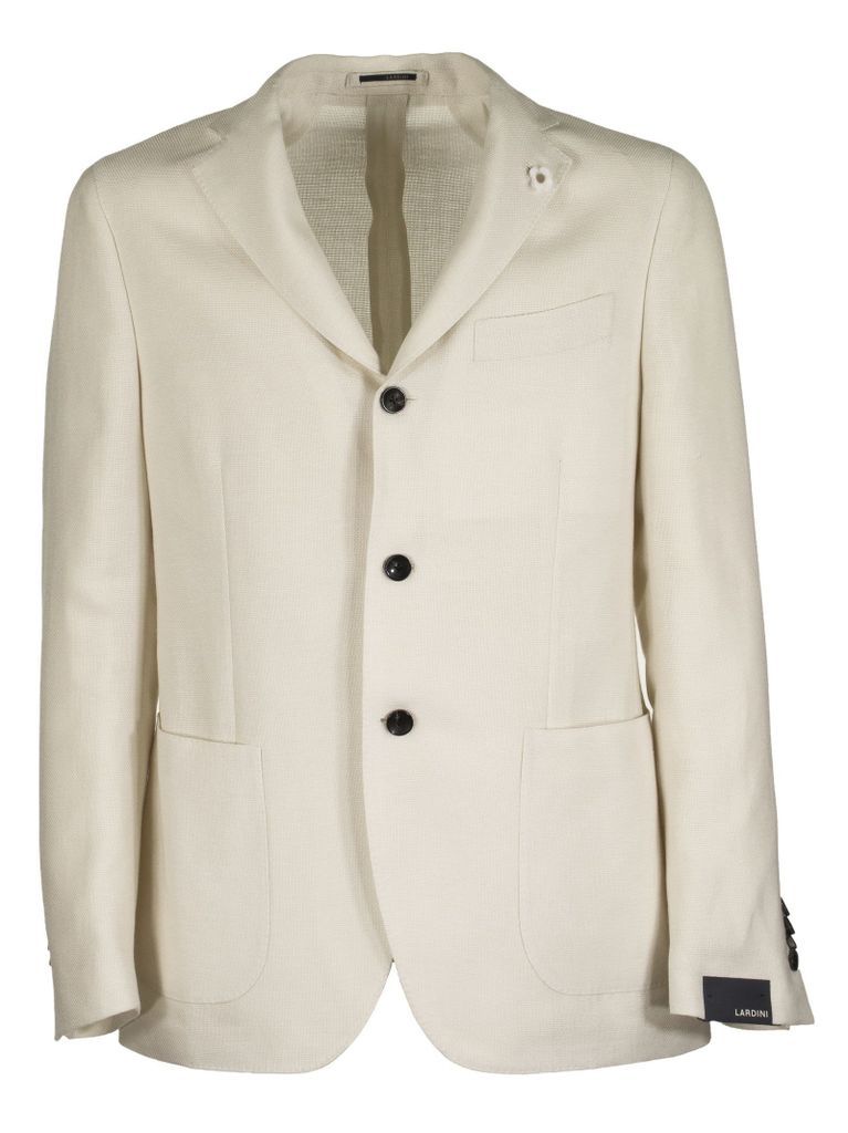 Two-Button Wool And Linen Jacket