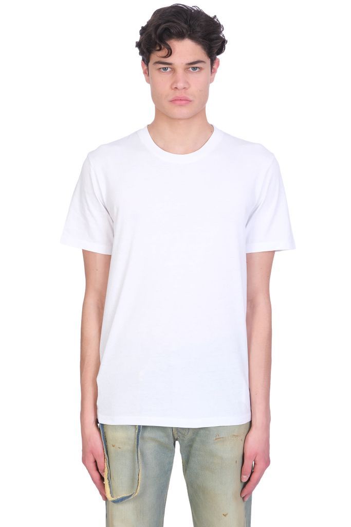 T-Shirt In White Cotton