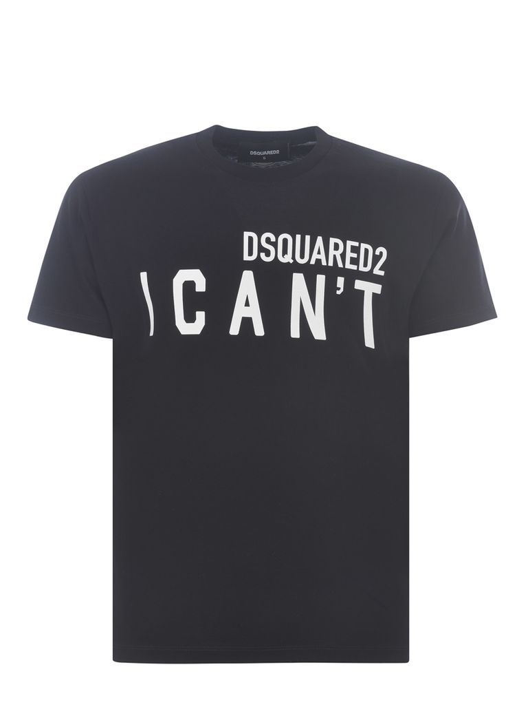 T-Shirt Dsquared2 I Cant In Cotone