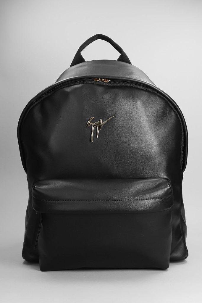 Backpack In Black Leather