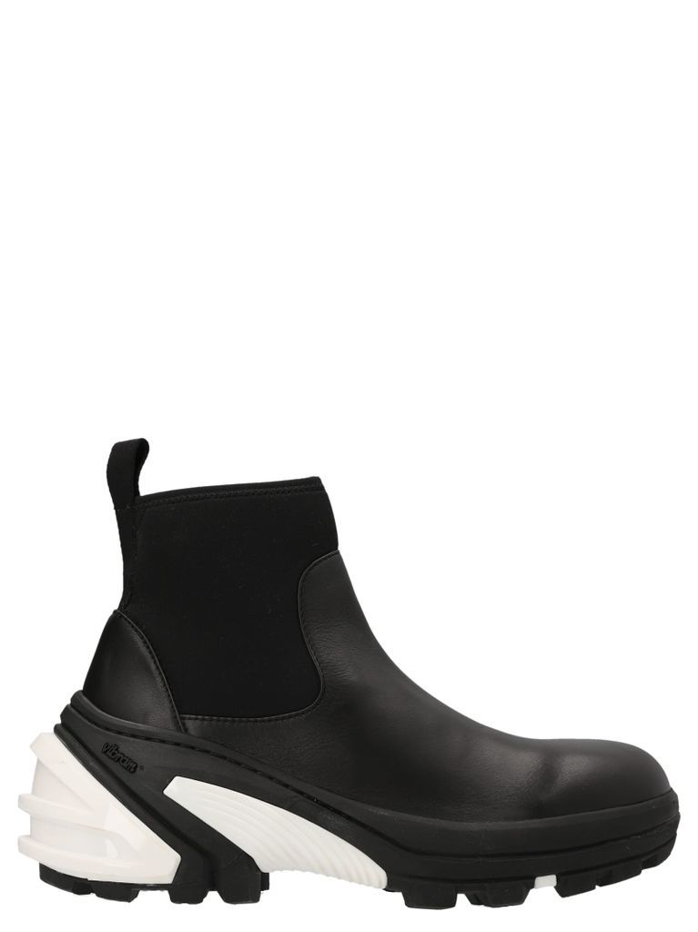 1017 Alyx 9Sm Leather Mid Ankle Boots