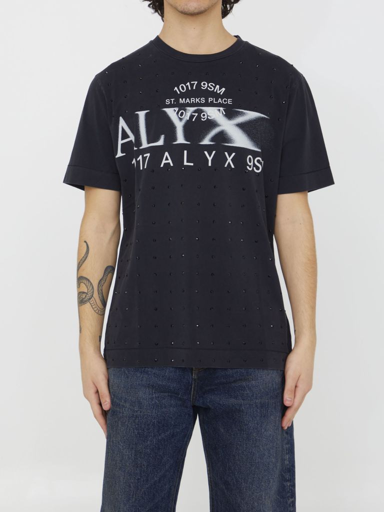 1017 Alyx 9Sm Studded Cotton T-Shirt