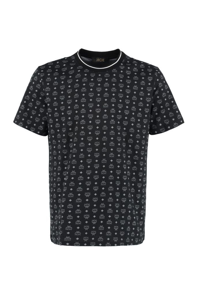 All-Over Logo Cotton T-Shirt