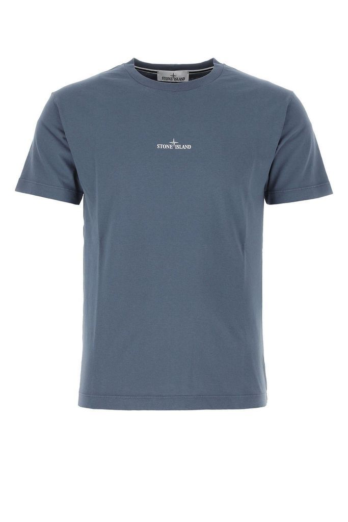 Air Force Blue Cotton T-Shirt