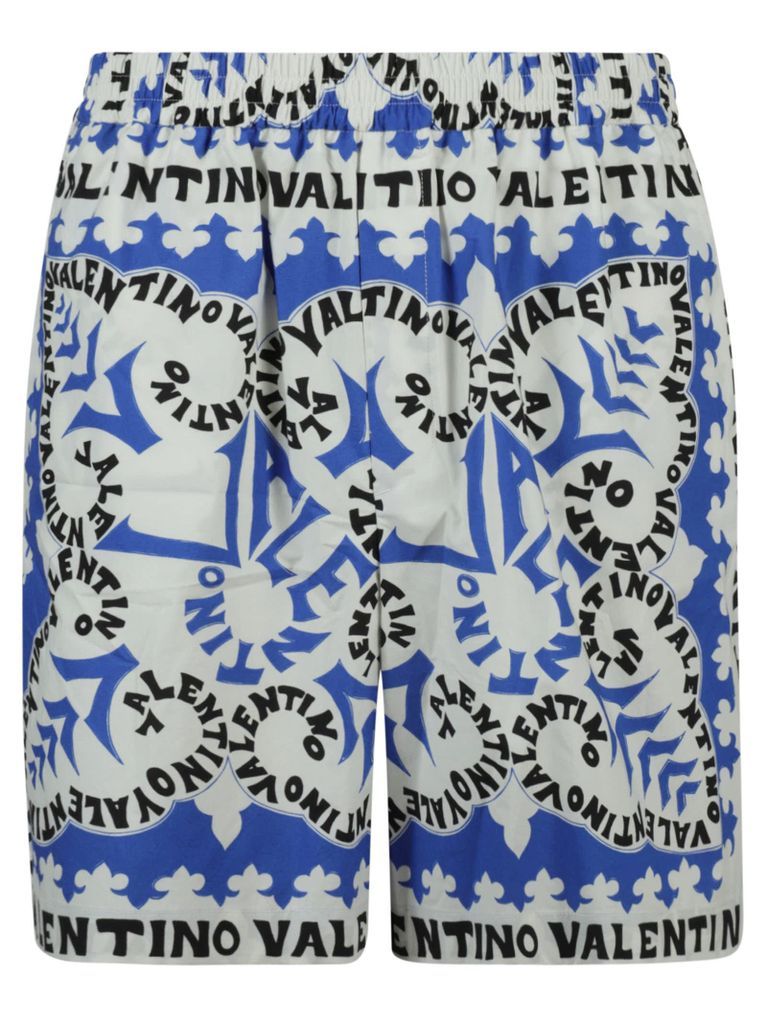 All-Over Logo Print Shorts