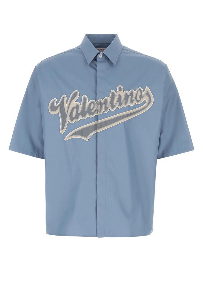 Air Force Blue Poplin Shirt