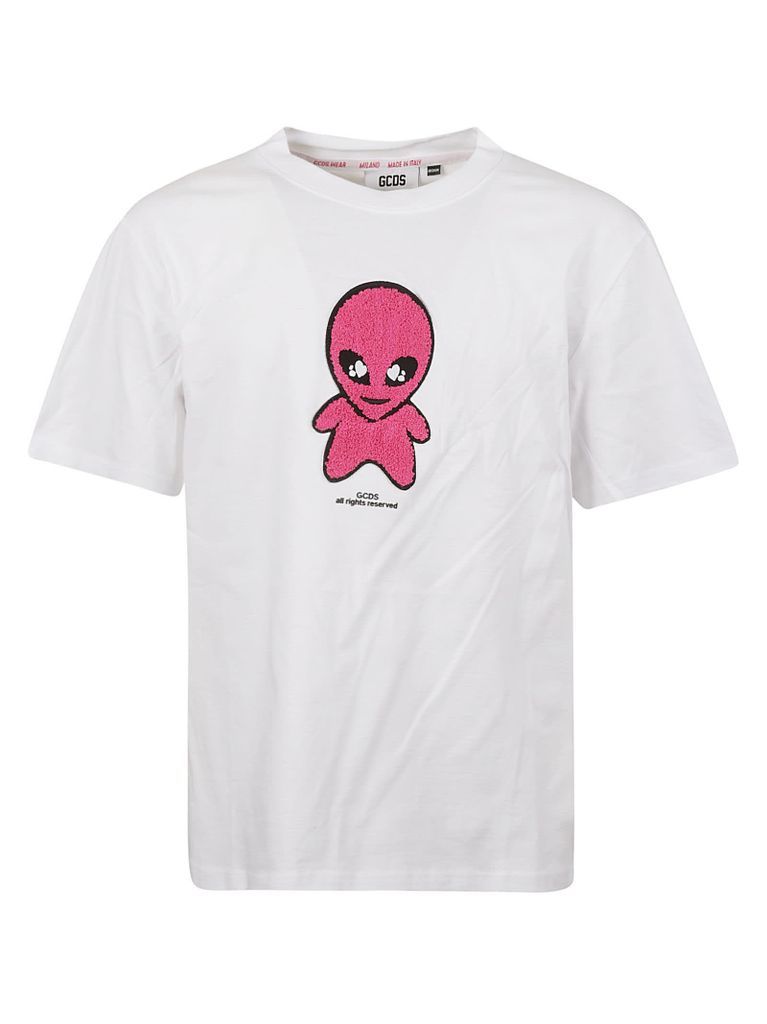 Alien Embroidered Regular T-Shirt