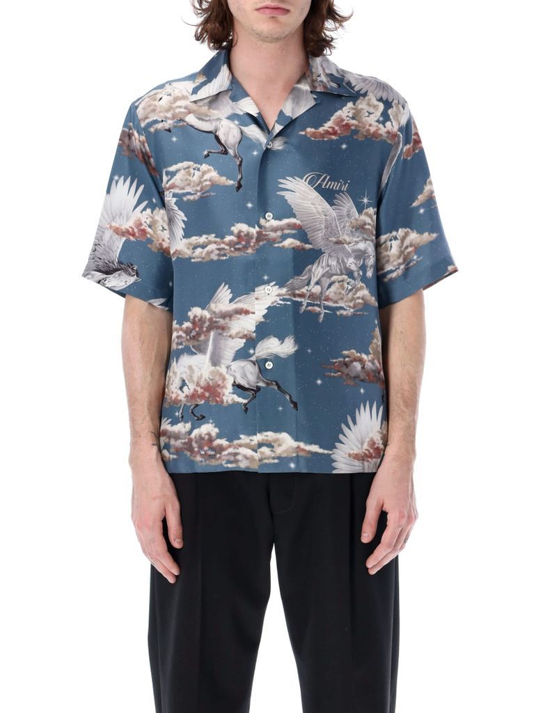 Allover Pegasus Bowling Shirt