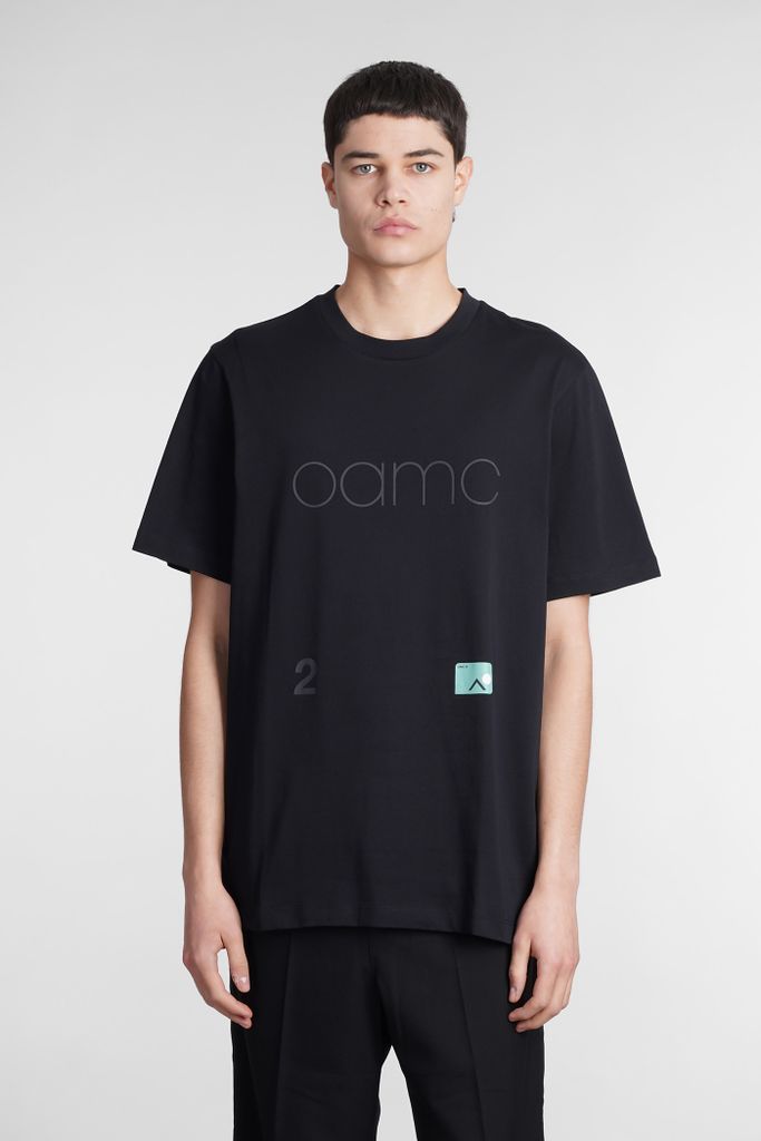 Avery T-Shirt In Black Cotton