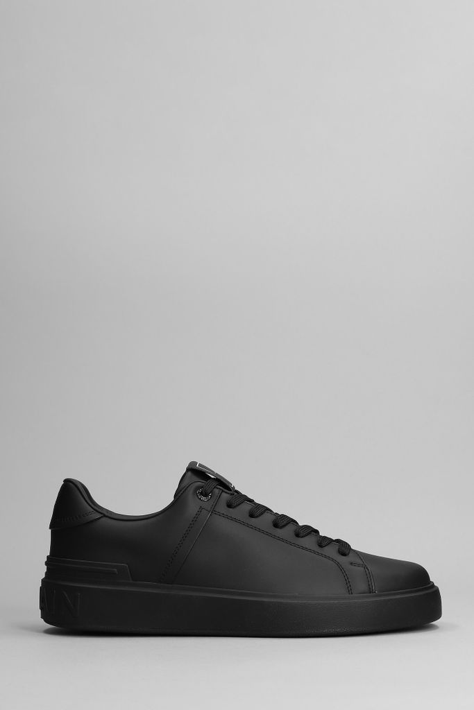 B-Court Sneakers In Black Leather