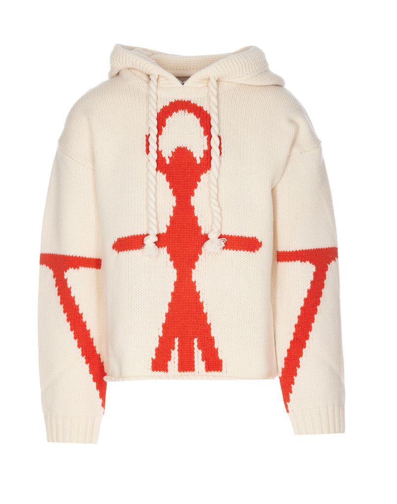 Anchor Logo Knitted Hoodie