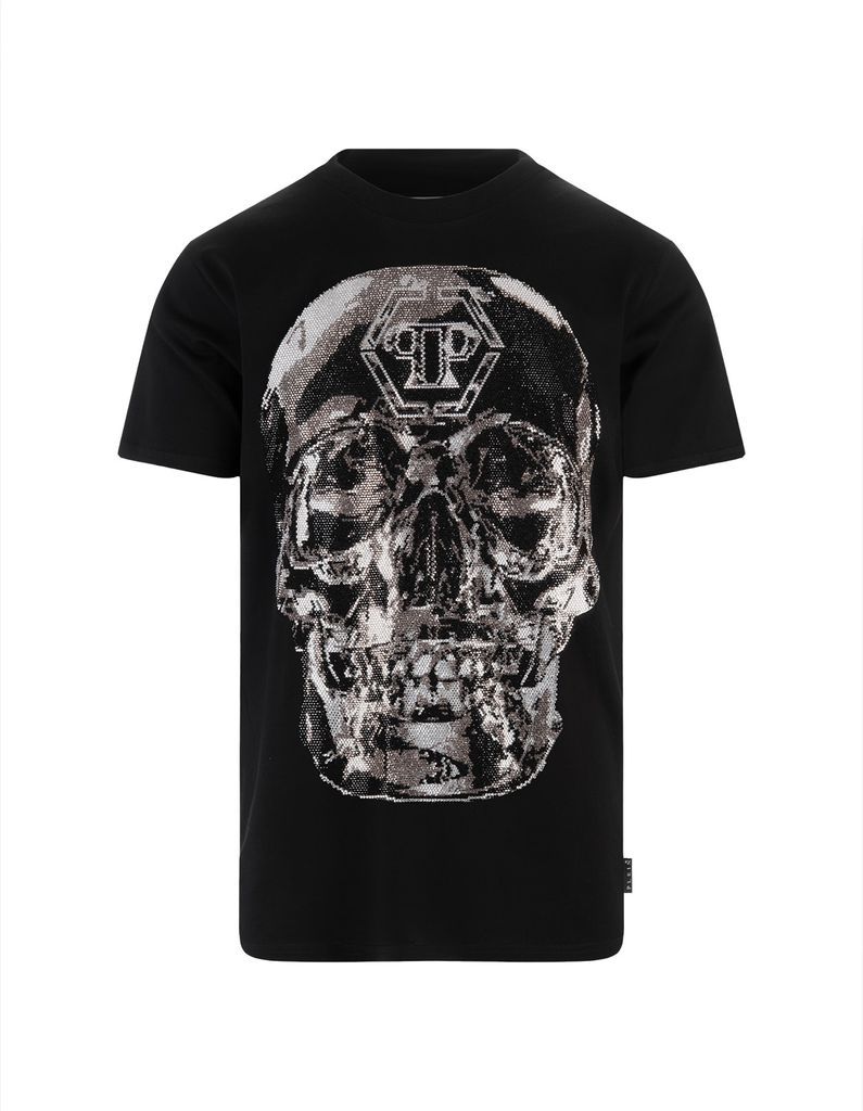 Black Skull Glass T-Shirt