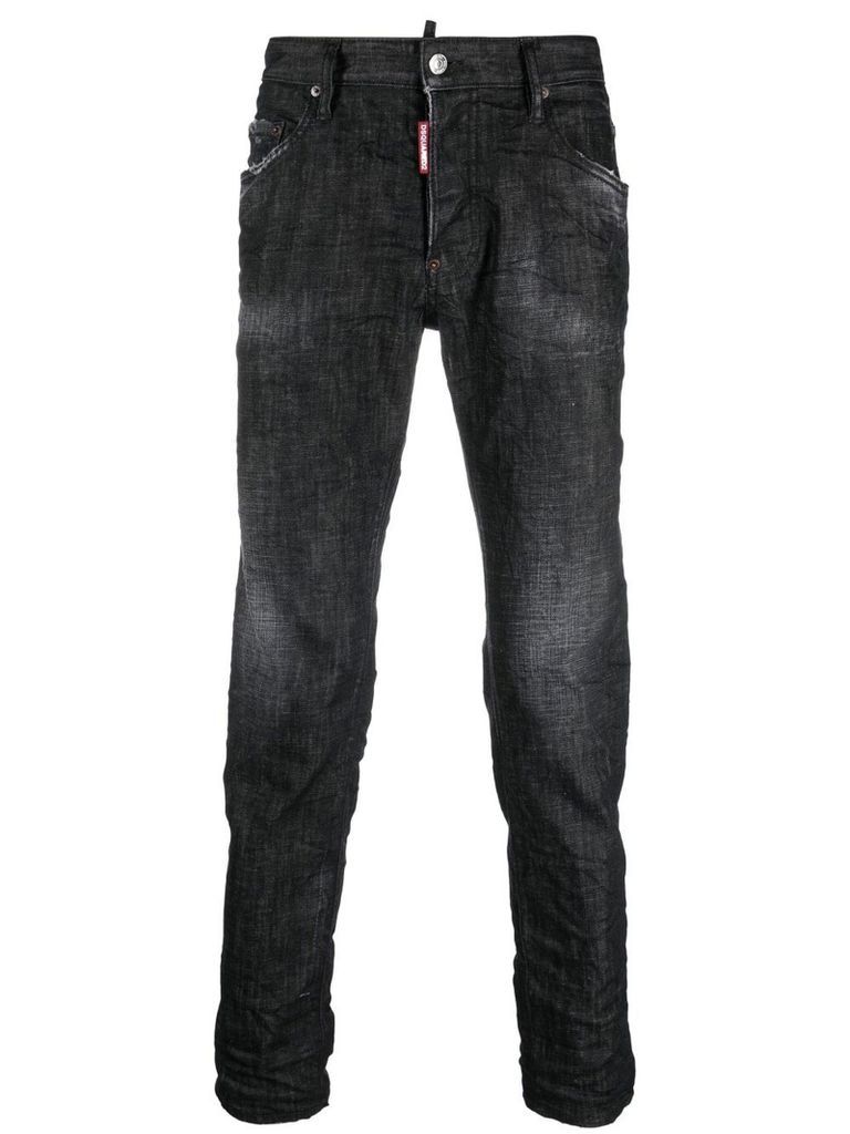 Black Stretch-Cotton Jeans