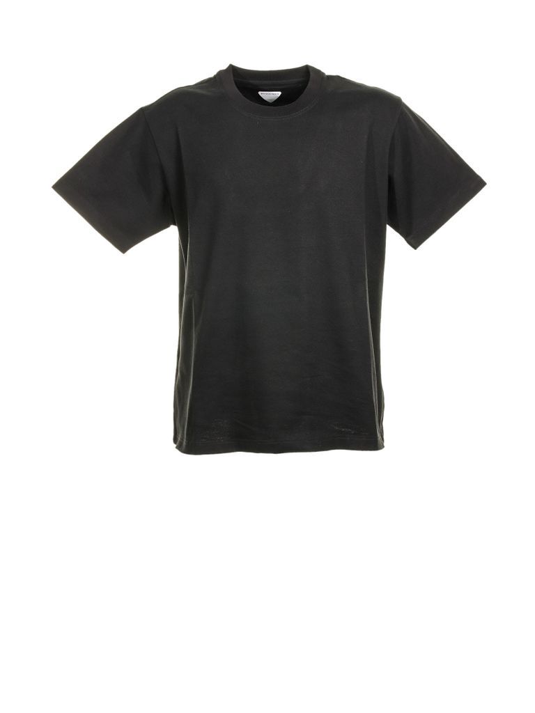 Black Crew-Neck T-Shirt In Cotton
