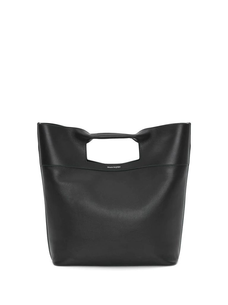 Black Small The Square Bow Bag
