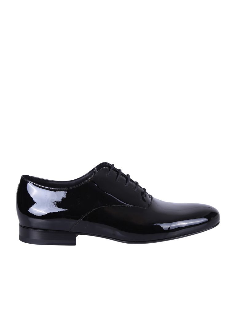 Black Oxford Lace-Up Shoes